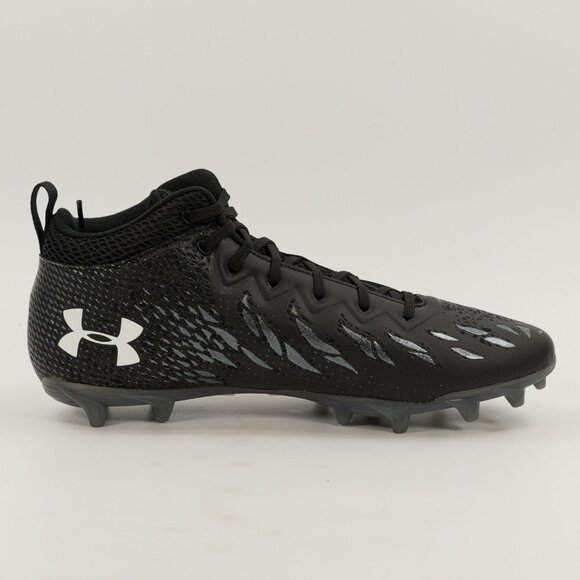 Under Armour Spotlight Select Mid MC 'Haptic Print Black' 3022667-001 size 12.5 - Picture 3 of 9